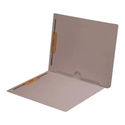 File Folders|Medical Arts Press End Tab File Folder, Straight Cut, Letter-Size, Gray, 250/Carton (S-09019-GRY-B)