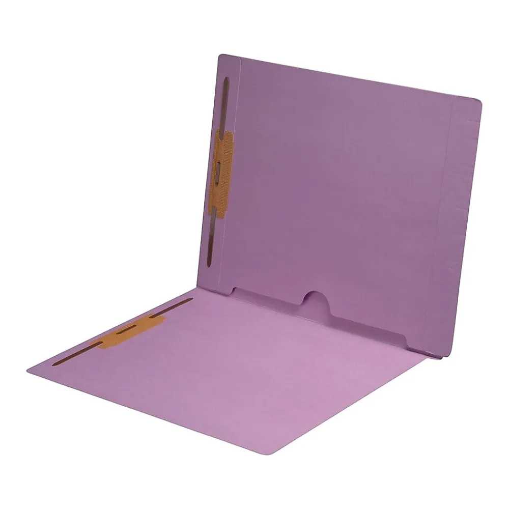 File Folders|Medical Arts Press End Tab File Folder, Straight Cut, Letter-Size, Lavender, 250/Box (S-09019-LAV-B)