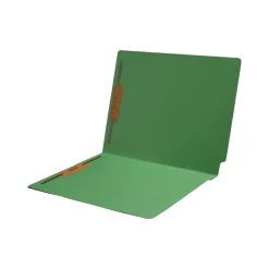 File Folders|Medical Arts Press End Tab File Folder, Straight Cut, Letter-Size, Green, 50/Box (S-09243-GRN)