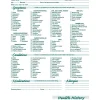Medical Forms*Medical Arts Press ® Health History Patient Care Form, Green FormFamily™