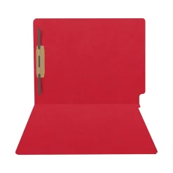 File Folders|Medical Arts Press Heavy Duty End Tab File Folder, Straight-Cut, Letter Size, Red, 40/Box (S-09461-RED)