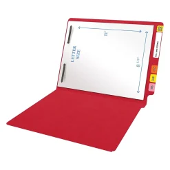 File Folders|Medical Arts Press Heavy Duty End Tab File Folder, Straight-Cut, Letter Size, Red, 40/Box (S-09461-RED)