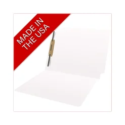 File Folders|Medical Arts Press Heavy Duty End Tab File Folder, Straight-Cut, Letter Size, White, 40/Box (S-09461-WHT)