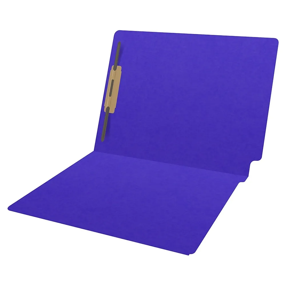 File Folders|Medical Arts Press Heavy Duty End Tab File Folder, Straight-Cut, Letter Size, Purple, 40/Box (S-09461-PUR)