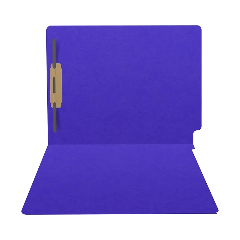 File Folders|Medical Arts Press Heavy Duty End Tab File Folder, Straight-Cut, Letter Size, Purple, 40/Box (S-09461-PUR)