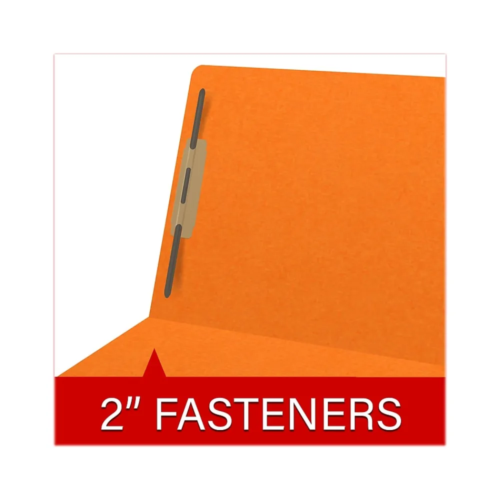 File Folders|Medical Arts Press Heavy Duty End Tab File Folder, Straight-Cut, Letter Size, Orange, 40/Box (S-09461-ORG)