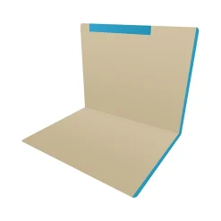 File Folders|Medical Arts Press Heavy-Duty End Tab File Folder, Straight Cut, Letter-Size, Manila, 50/Box (S-09466-BLU)