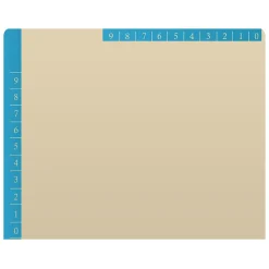File Folders|Medical Arts Press Heavy-Duty End Tab File Folder, Straight Cut, Letter-Size, Manila, 50/Box (S-09466-BLU)