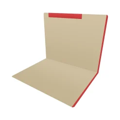 File Folders|Medical Arts Press Heavy-Duty End Tab File Folder, Straight Cut, Letter-Size, Manila, 50/Box (S-09466-RED)
