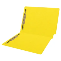 File Folders|Medical Arts Press Heavy-Duty End Tab File Folder, Straight Cut, Letter-Size, Yellow, 40/Box (S-09459-YLW)