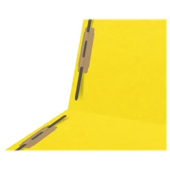 File Folders|Medical Arts Press Heavy-Duty End Tab File Folder, Straight Cut, Letter-Size, Yellow, 40/Box (S-09459-YLW)