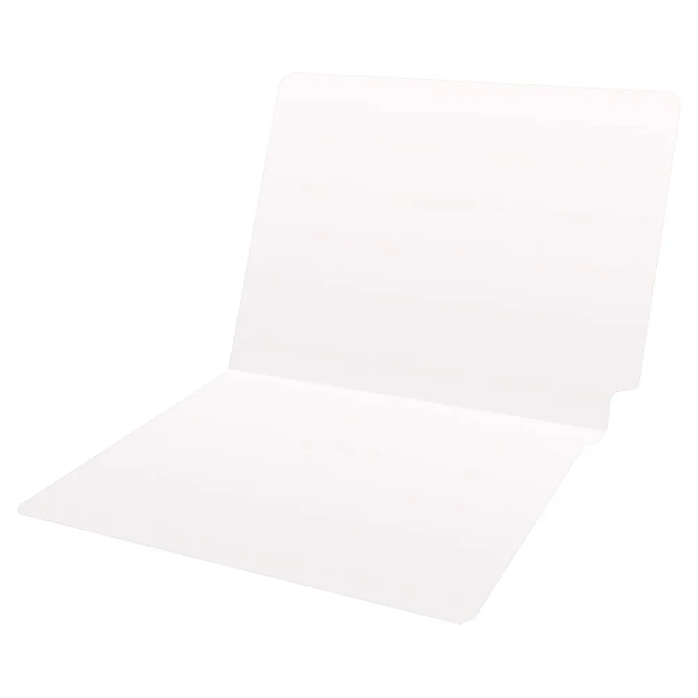 File Folders|Medical Arts Press Heavy-Duty End Tab File Folder, Straight Cut, Letter-Size, White, 40/Box (S-09458-WHT)