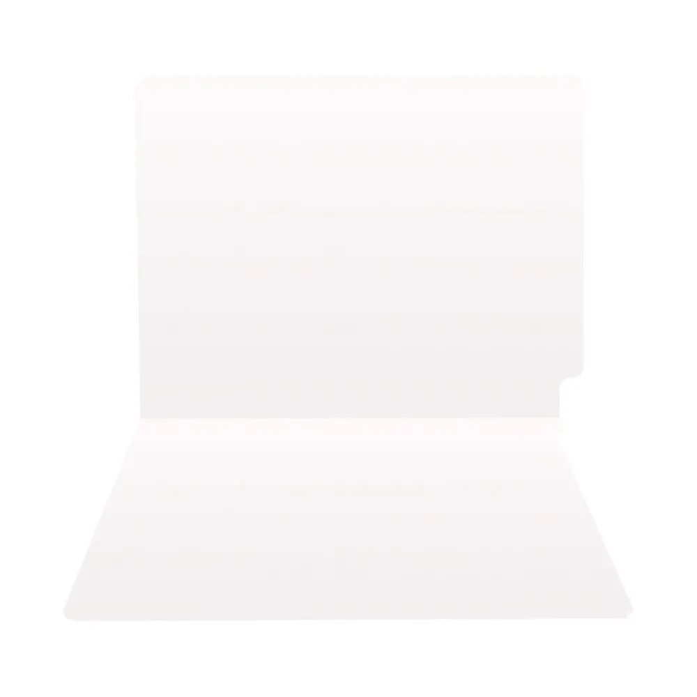 File Folders|Medical Arts Press Heavy-Duty End Tab File Folder, Straight Cut, Letter-Size, White, 40/Box (S-09458-WHT)