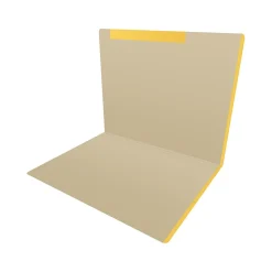 File Folders|Medical Arts Press Heavy-Duty End Tab File Folder, Straight Cut, Letter-Size, Manila, 50/Box (S-09466-YLW)