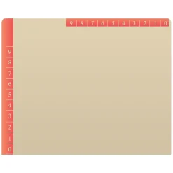 File Folders|Medical Arts Press Heavy-Duty End Tab File Folder, Straight Cut, Letter-Size, Manila, 50/Box (S-09466-ORG)