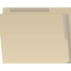 File Folders|Medical Arts Press Heavy-Duty End Tab File Folder, Straight Cut, Letter-Size, Manila, 50/Box (S-09466-GRY)