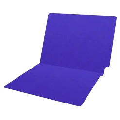 File Folders|Medical Arts Press Heavy-Duty End Tab File Folder, Straight Cut, Letter-Size, Purple, 40/Box (S-09458-PRP)