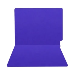 File Folders|Medical Arts Press Heavy-Duty End Tab File Folder, Straight Cut, Letter-Size, Purple, 40/Box (S-09458-PRP)