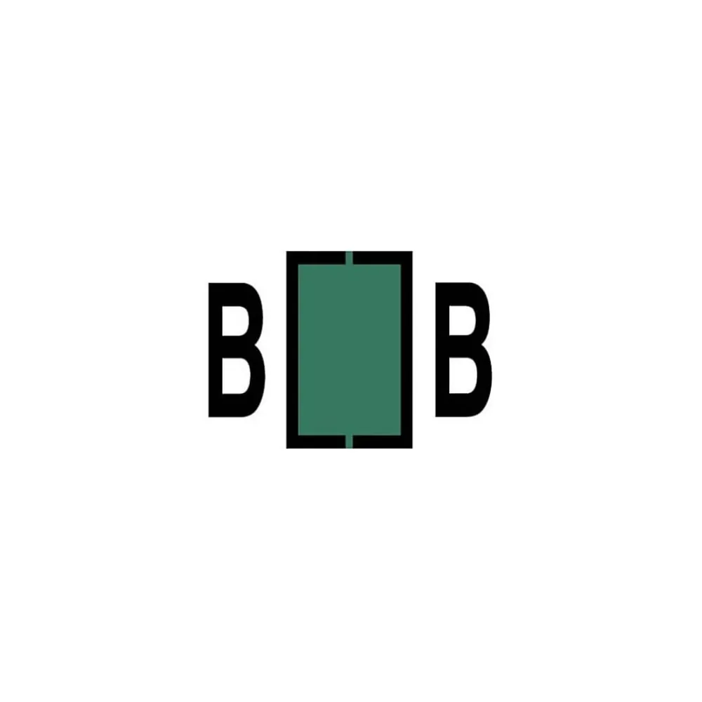 Labels|Medical Arts Press ® Jeter® Compatible Alpha Roll Style Labels, Letter B