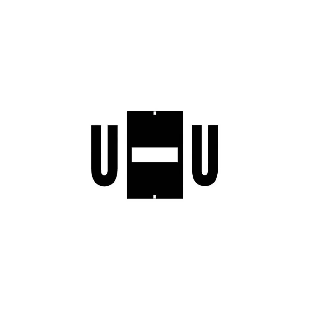 Labels|Medical Arts Press ® Jeter® Compatible Alpha 3-Ring Style Labels, Letter U
