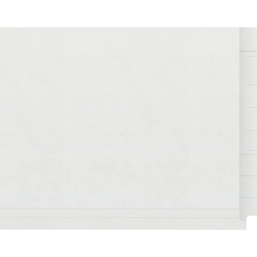 File Folders|Medical Arts Press Kardex Match Reinforced End Tab File Folder, Straight Cut, Letter Size, White, 50/Box (S-09484-WHT)