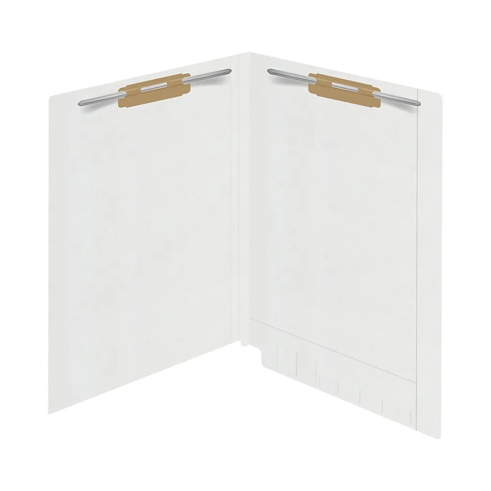 File Folders|Medical Arts Press Kardex Match Reinforced End Tab File Folder, Straight Cut, Letter Size, White, 50/Box (S-09484-WHT)