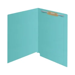 File Folders|Medical Arts Press Kardex Match Reinforced End Tab File Folder, Straight Cut, Letter Size, Light Blue, 50/Box (S-09483-LBL)