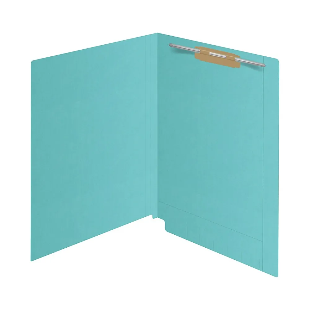 File Folders|Medical Arts Press Kardex Match Reinforced End Tab File Folder, Straight Cut, Letter Size, Light Blue, 50/Box (S-09483-LBL)