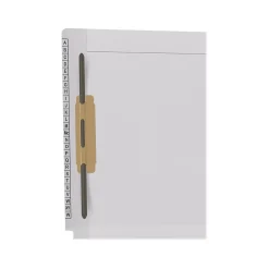 File Folders|Medical Arts Press Kardex Match Reinforced End Tab File Folder, Straight Cut, Letter-Size, White, 50/Box (F1180-WHT)