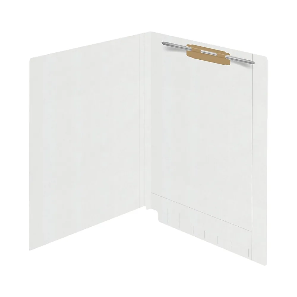 File Folders|Medical Arts Press Kardex Match Reinforced End Tab File Folder, Straight Cut, Letter Size, White, 50/Box (S-09483-WHT)