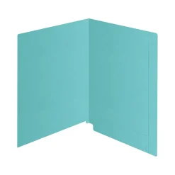 File Folders|Medical Arts Press Kardex Match Reinforced End Tab File Folder, Straight Cut, Letter Size, Light Blue, 100/Box (S-09482-LBL)