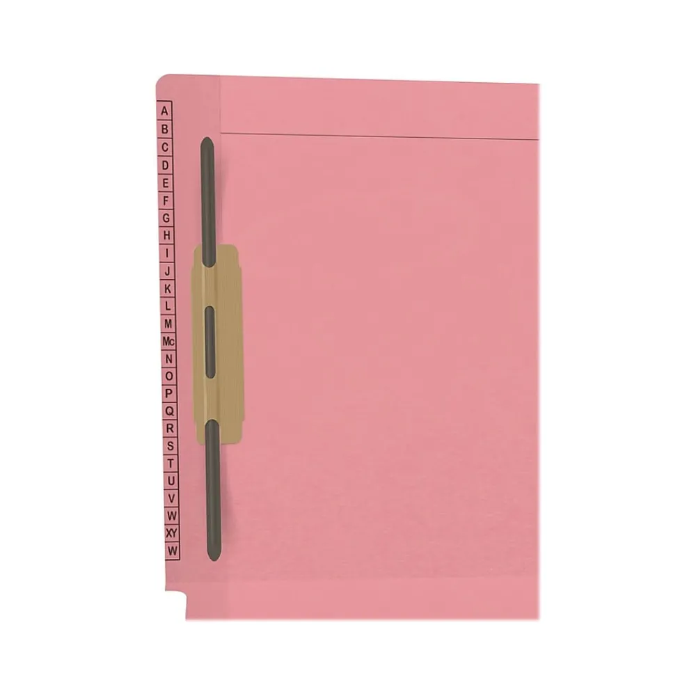 File Folders|Medical Arts Press Kardex Match Reinforced End Tab File Folder, Letter-Size, Pink, 50/Box (F1180-PNK)