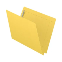 File Folders|Medical Arts Press Kardex Match Reinforced End Tab File Folder, Straight Cut, Letter Size, Yellow, 50/Box (S-09484-YLW)