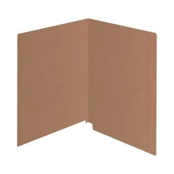File Folders|Medical Arts Press Kardex Match Reinforced End Tab File Folder, Straight Cut, Letter Size, Brown Kraft, 100/Box (S-09482-BRN)