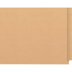 File Folders|Medical Arts Press Kardex Match Reinforced End Tab File Folder, Straight Cut, Letter Size, Tan, 100/Box (S-09482-TAN)