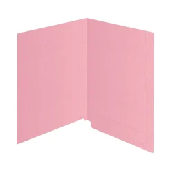 File Folders|Medical Arts Press Kardex Match Reinforced End Tab File Folder, Straight Cut, Letter Size, Pink, 100/Box (S-09482-PNK)