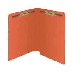 File Folders|Medical Arts Press Reinforced End Tab File Folder, Straight Cut, Letter-Size, Orange, 250/Carton (S-01502-ORG-B)
