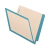 File Folders|Medical Arts Press Reinforced End Tab File Folder, Straight-Cut, Letter Size, Manila/Blue, 50/Box (S-09473-BLU)