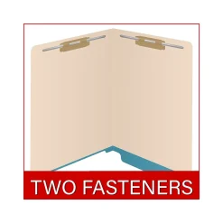 File Folders|Medical Arts Press Reinforced End Tab File Folder, Straight-Cut, Letter Size, Manila/Blue, 50/Box (S-09473-BLU)