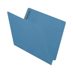 File Folders|Medical Arts Press Reinforced End Tab File Folder, Straight Cut, Letter-Size, Blue, 50/Box (S-01601-BLU)