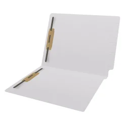 File Folders|Medical Arts Press Reinforced End Tab File Folder, Straight Cut, Letter-Size, White, 250/Carton (S-01502-WHT-B)
