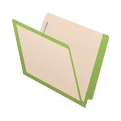 File Folders|Medical Arts Press Reinforced End Tab File Folder, Straight-Cut, Letter Size, Manila/Green, 50/Box (S-09473-GRN)
