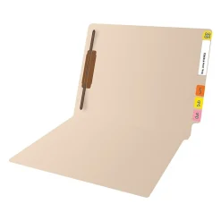 File Folders|Medical Arts Press Reinforced End Tab File Folder, Straight Cut, Letter-Size, Manila, 50/Box (S-01323)