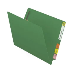File Folders|Medical Arts Press Reinforced End Tab File Folder, Straight Cut, Letter-Size, Green, 50/Box (S-01602-GRN)