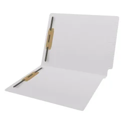 File Folders|Medical Arts Press Reinforced End Tab File Folder, Straight Cut, Letter-Size, White, 50/Box (S-01602-WHT)