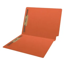 File Folders|Medical Arts Press Reinforced End Tab File Folder, Straight Cut, Letter-Size, Orange, 250/Carton (S-01602-ORG-B)