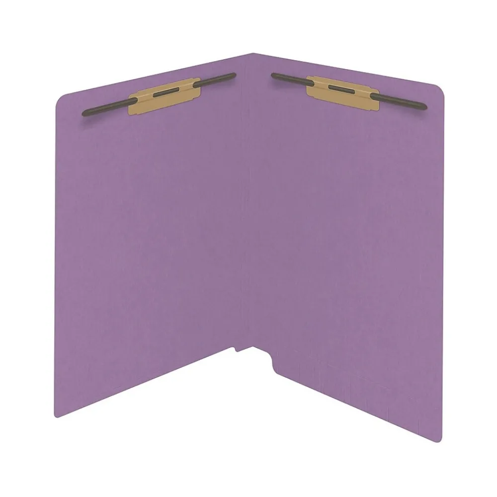 File Folders|Medical Arts Press Reinforced End Tab File Folder, Straight Cut, Letter-Size, Lavender, 250/Carton (S-01602-LAV-B)