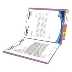 File Folders|Medical Arts Press Reinforced End Tab File Folder, Straight Cut, Letter-Size, Lavender, 250/Carton (S-01602-LAV-B)