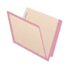 File Folders|Medical Arts Press Reinforced End Tab File Folder, Straight-Cut, Letter Size, Manila/Violet, 50/Box (S-09473-PRP)