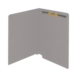 File Folders|Medical Arts Press Reinforced End Tab File Folder, Straight Cut, Letter-Size, Gray, 50/Box (S-01501-GRY)